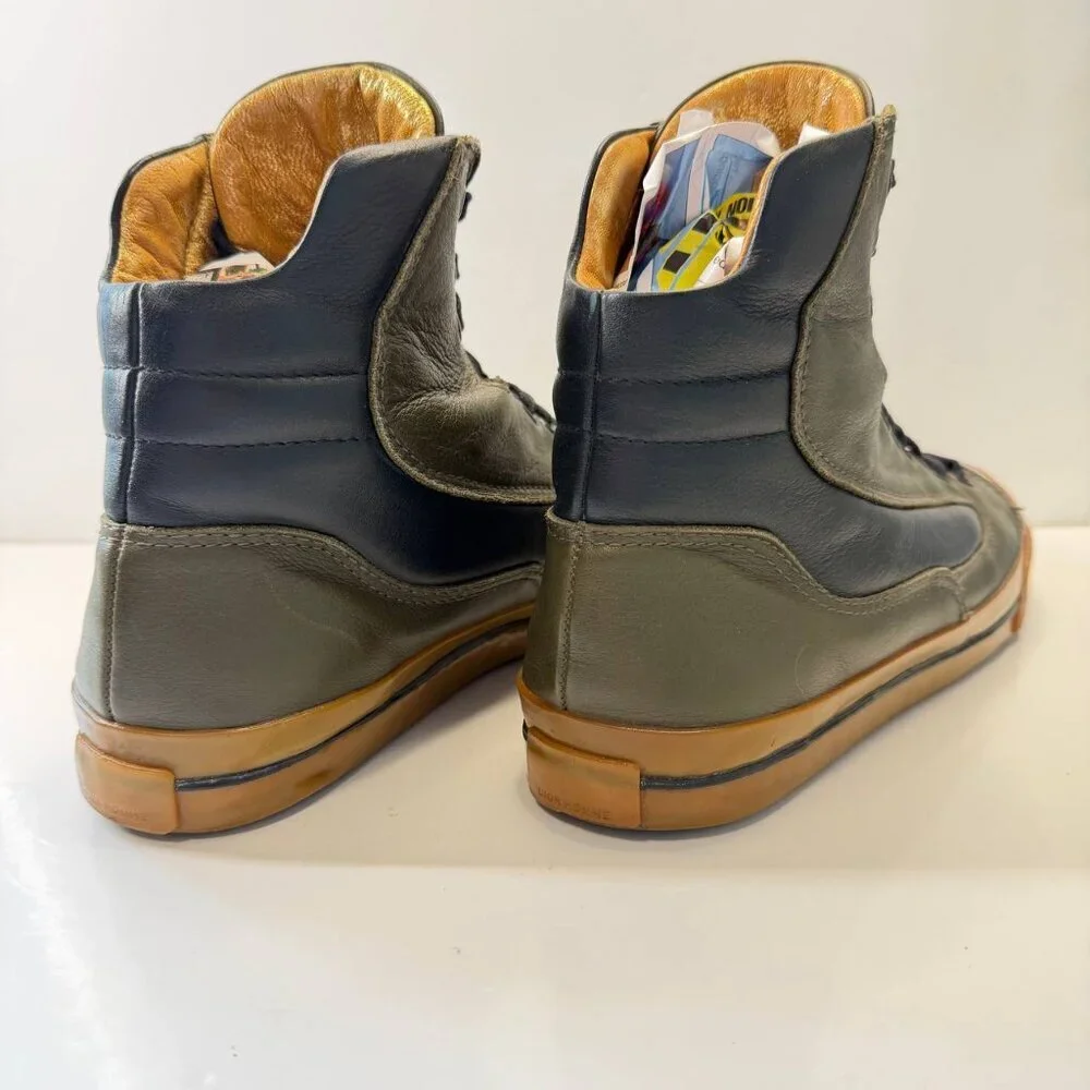 Dior Homme Leather High-Top Sneakers – EU 41 / US 8 - Picture 9 of 13